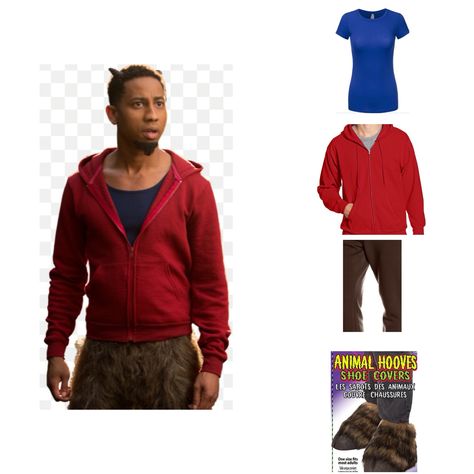 Isabella Gillfillan's costume ideas Grover Underwood from Percy Jackson Mr D Percy Jackson, Grover Costume, Percy Jackson Tyson, Grover Percy Jackson, Percy Jackson Costume, Satyr Costume, Book Characters Dress Up, Grover Underwood, Character Dress Up