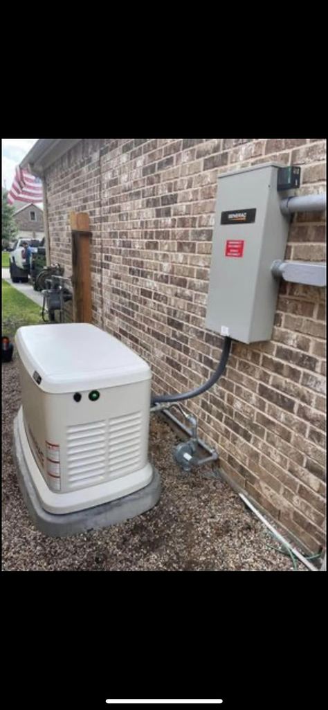 Generac Generator installations $3400... - Holbrook Electric Generac Generator, Generator House, Surge Protector, Concrete Slab, Emergency Preparedness, House Ideas, Electricity, Quick Saves