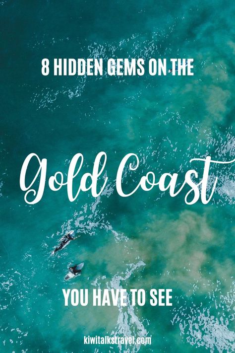 Are you planning a trip to the Gold Coast? While the Gold Coast is famous for its beaches and theme parks, there are so many more things to see and do! If you prefer visiting places that are hidden and have few crowds, then you need to add these 8 Gold Coast hidden gems to your list! From secret swimming holes to unique waterfalls and secluded beaches, these Gold Coast hidden gems need to be on your itinerary for your next trip! Stradbroke Island, Fraser Island, Oceania Travel, Learn To Surf, Secluded Beach, Surfers Paradise, New Zealand Travel, Swimming Holes, Beach Paradise