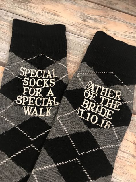 Asking Father In Law To Walk Down Aisle, Will You Walk Me Down The Aisle Proposal, Will You Walk Me Down The Aisle, Walk Me Down The Aisle Proposal, Gifts For Parents On Wedding Day, Gifts For Bridesmaids On Wedding Day, Father Of The Groom Gift, Groom Socks, Father Of The Bride Gift