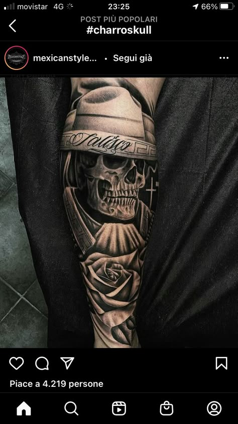 Mexican Memorial Tattoos, Mexican Soldier Tattoo, Dia De Los Muertos Tattoo Ideas Men, All Leg Tattoo, Charro Skull Tattoo, Charro Tattoo Design, Jalisco Tattoo, Charro Tattoo, Mexican Sleeve Tattoo