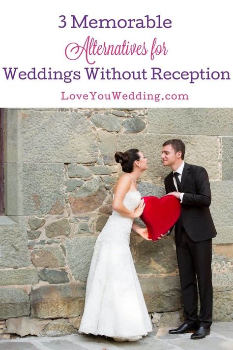 Wedding Without Reception, Alternative Reception Ideas, Wedding Reception Alternatives, Second Wedding Ideas, Wedding Alternatives, Wedding Mc, Marriage Reception, Bride Planning, Wedding Help