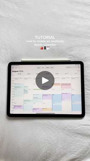 Facebook How To Make Your Apple Calendar Like A Planner, Digital Calendar Aesthetic, Ipad Calendar Aesthetic, Macbook Aesthetic Organization, Ical Calendar Aesthetic, Apple Calendar Color Palette, Apple Calendar Aesthetic, Apple Calendar Organization, Google Calendar Aesthetic