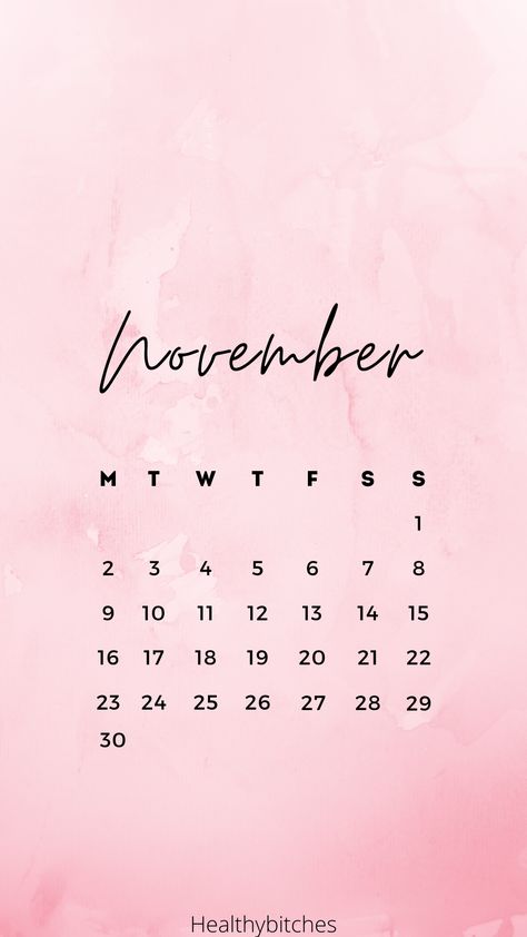 Pink November Wallpaper, November Calendar 2024, November Calendar Wallpaper, Pink November, Calendar Doodles, Pink Calendar, Widget Quotes, November Wallpaper, November Calendar