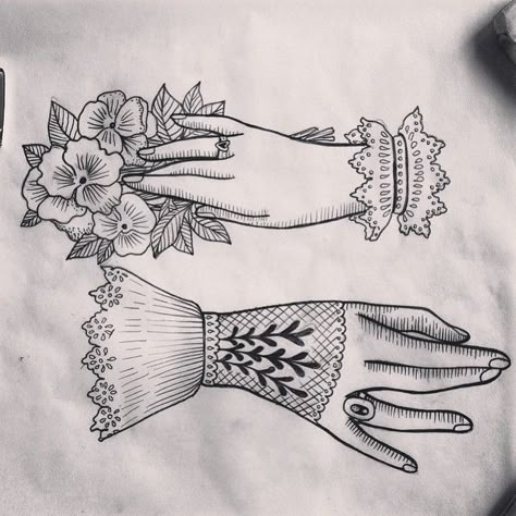 Victorian Aesthetic Girl, Victorian Hand Tattoo, Victorian Style Tattoos, Vintage Tattoo Sleeve, Victorian Tattoo, Lotusblume Tattoo, Hands Holding Flowers, Victorian Paintings, Victorian Hand