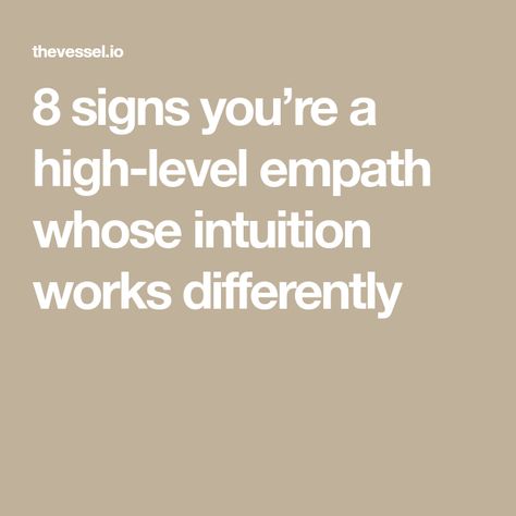 8 signs you’re a high-level empath whose intuition works differently Empath Tips, Dark Empath, Infj Empath, Empathic People, Empath Traits, Feel Emotions, Empath Abilities, Star Seed, Intuitive Empath