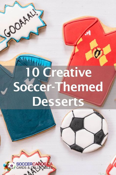 Whether you’re hosting a birthday party, a game night gathering, or an end-of-season celebration you’ll need winning soccer sweets that’ll wow your guests. Here are 10 creative soccer-themed desserts that are sure to spark inspiration! Soccer Treats End Of Season, Soccer Party Treats, Hosting A Birthday Party, Soccer Theme, Themed Desserts, Soccer Party, Soccer Games, Party Treats, Party Snacks