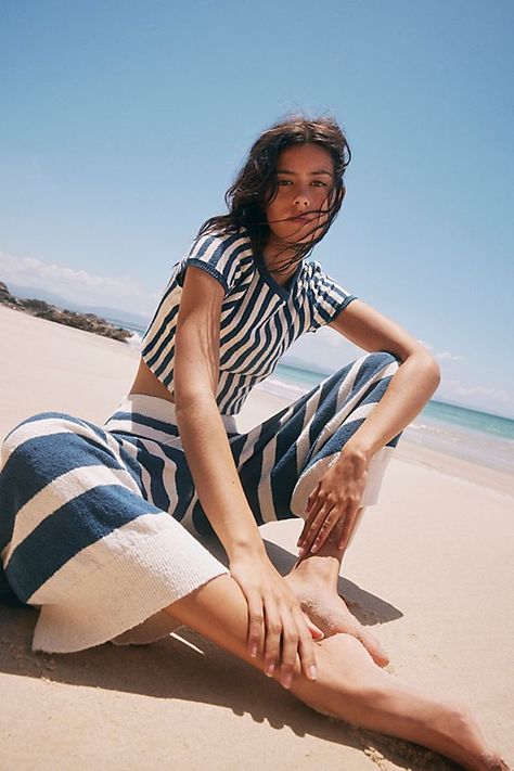 Roberta Sweater Set Perfect White Tee, Linen Bottoms, Silk Bottoms, Beach Shoot, Linen Jackets, Linen Jumpsuit, Beach Collection, Textured Sweater, Silk Jacket