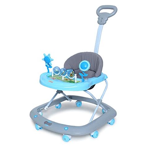 Fun Ride Baby Walker for 6 to 18 Months with Parent Handle Rod - Foldable Activity Walker with Adjustable Height and Parent Handle Rod for Boys and Girls - Blue Check more at https://ghandiclass.in/fun-ride-baby-walker-for-6-to-18-months-with-parent-handle-rod-foldable-activity-walker-with-adjustable-height-and-parent-handle-rod-for-boys-and-girls-blue/ Baby Walker, Blue Check, Boy Or Girl, Parenting, Quick Saves, Blue