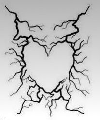 Lightning Bolt Heart Tattoo, Electric Heart Tattoo, Lightning Heart Tattoo, Grunge Heart Tattoo, Melting Heart Tattoo, Cute Aesthetic Tattoo, Tattoo Ideas White Background, Goth Heart Tattoo, Lower Knee Tattoo