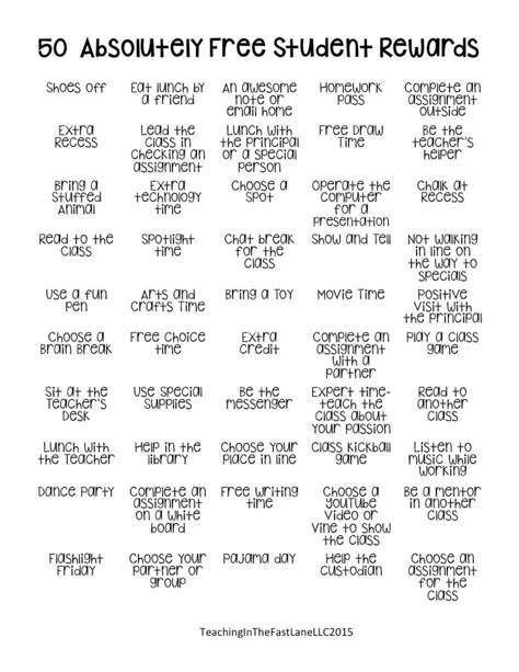 Free Student Rewards, Teaching Classroom Management, Student Rewards, Classroom Behavior Management, 5th Grade Classroom, 4th Grade Classroom, 3rd Grade Classroom, Middle School Classroom, Classroom Behavior