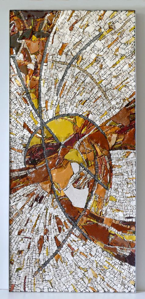 Abstract Mosaic Art, Modern Mosaic Tile, Mosaic Art Diy, Abstract Mosaic, Mosaic Art Projects, Modern Mosaics, Mosaic Tile Art, Artist Working, Glass Mosaic Art