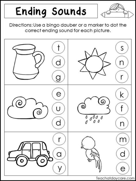 10 Printable Beginning Sounds Worksheets. Preschool-1st Grade 58E Ending Sounds Worksheets, Beginning Sounds Kindergarten, Letter Sounds Kindergarten, Letters Activities, Sounds Worksheet, Kindergarten Literacy Worksheets, Junior Kindergarten, Preschool Phonics, Phonics Worksheets Free