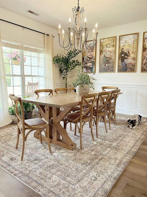 Shop recommended products from Ourwintonhome on www.amazon.com. Learn more about Ourwintonhome's favorite products. Cream Dining Room, Modern Farmhouse Dining Room, Modern Farmhouse Dining, Dining Room Inspiration, Farmhouse Dining Room, Closet Design, Found On Amazon, Formal Dining Room, Better Homes