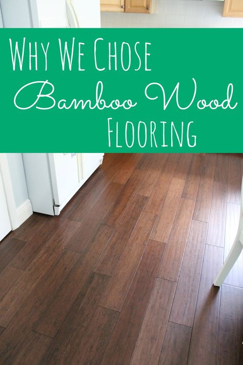 Why We Chose Bamboo Flooring (Before and After Photos!) Dark Bamboo Flooring, Flooring Alternatives, Bamboo Hardwood Flooring, Bamboo Wood Flooring, Bamboo Floors, Happy Home Fairy, Bamboo Floor, Modern Flooring, Engineered Flooring