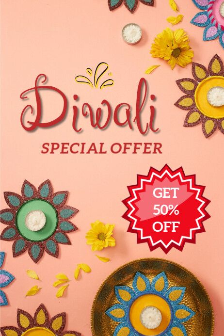 Brown Maximalist Diwali Special Offer Poster Diwali Offer Poster Design, Diwali Offer Poster, Special Offer Poster, Offer Poster Design, Offer Poster, Church Halloween, Diwali Offer, Diwali Poster, Linkedin Background Image