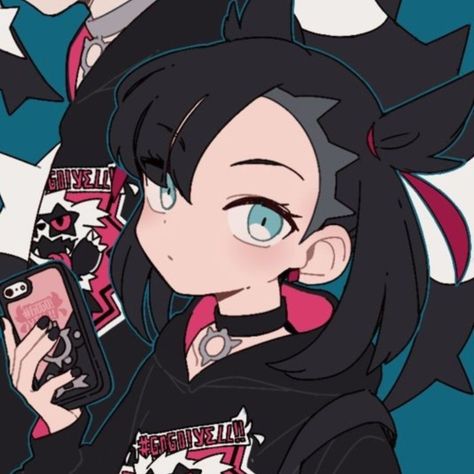 Pokemon Marnie, Marnie Pokemon, Animation Art Character Design, My Pokemon, Matching Icons, Animation Art, Poker, My Girl, Pokemon