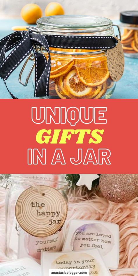 If you are one who loves giving homemade gifts to your loved ones, then try out these 15 unique gifts in a jar that the receiver will definitely adore! #giftideas #masonjar Chili Mix In A Jar, Ball Jar Gift Ideas, Small Jar Gifts Ideas, Glass Jar Christmas Gifts, Mini Jar Gift Ideas, Gifts In A Jar Ideas For Women, Glass Jar Gifts, Homemade Mason Jar Christmas Gifts, Quart Jar Gifts