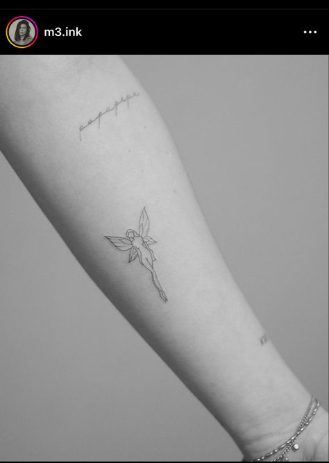 Tiny Fairy Tattoo, Fairy Tattoos For Women, Faerie Tattoo, Small Fairy Tattoos, Matching Tattoos For Couples, Tattoo Ideas Unique, Tattoos For Couples, Tattoo S, Unique Tattoo Ideas