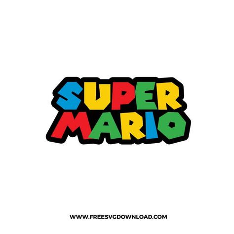 Mario Icons Png, Super Mario Free, Super Mario Logo, Png Black Background, Mario Icons, Mario Logo, Super Mario Svg, Mario Svg, Mario Star