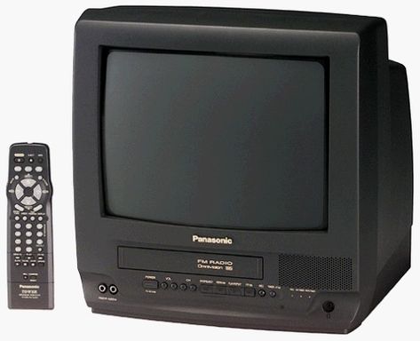 Tv Vcr Combo, Gadget Tecnologici, Crt Tv, Portable Tv, White Tv, Vintage Television, Retro Gadgets, Television Set, Retro Radio