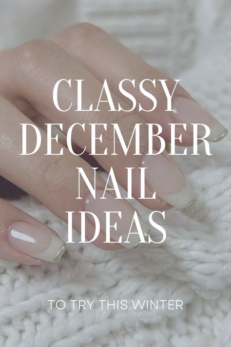 Classy December nail ideas Classy Party Nails, Christmas Nails Champagne, Holiday Dip Powder Nail Ideas, White Chrome Nails Christmas, New Years Natural Nails, Old Money Holiday Nails, Classy January Nails, White Dip Nail Ideas, Elegant Holiday Nails Classy