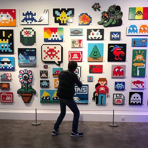 @ora_ito #hellomygameis @museeenherbe Space Invaders Art, Space Invader, Space Invaders, Photography Pictures, Video Game Art, Art Plastique, Exhibition Design, Game Art, Pixel Art