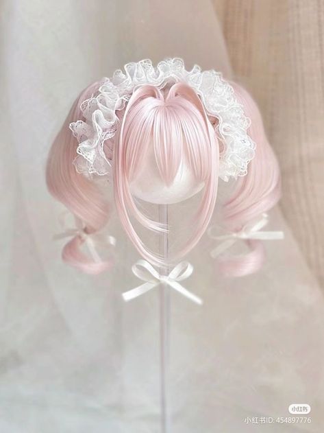 Japanese Wig, Diy Hair Wig, Basic Hairstyles, Pelo Anime, Hello Kitty Clothes, Anime Wigs, Kawaii Hairstyles, Beauty Portrait, Anime Hair