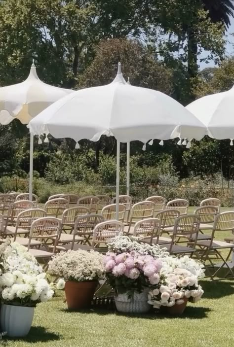 Garden Ceremony, Dream Wedding Decorations, Umbrella Wedding, Centennial Park, Image Film, December Wedding, Greece Wedding, Garden Party Wedding, Wedding Aisle