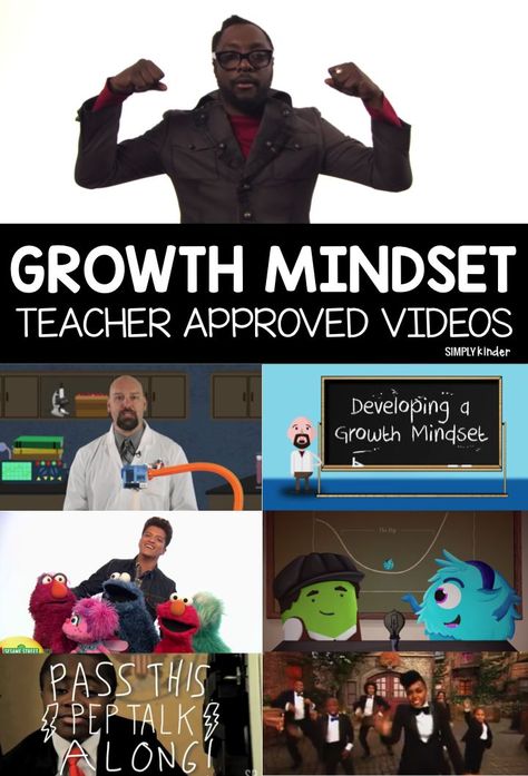 Teacher-approved list of videos for preschool and kindergarten.  Watch these videos to learn all about Growth Mindset.  Teacher-Approved video lists are all prescreened by Simply Kinder to be content appropriate and engaging for your students! Growth Mindset Elementary, Growth Mindset Videos, Growth Mindset Teachers, Student Information Form, Teaching Growth Mindset, Growth Mindset Classroom, Class Dojo, Mindset Activities, Growth Mindset Activities