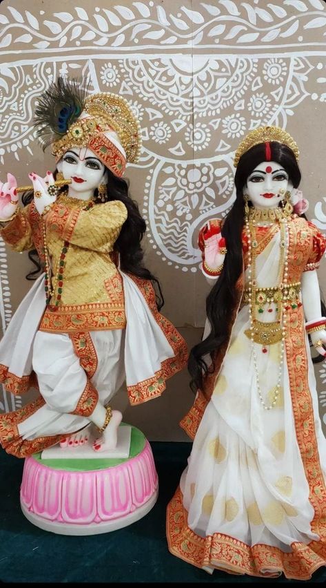 Deity Clothes, Krishna Birthday, Krishna Dress, Iskcon Krishna, Krishna Avatar, Shri Radhe, Janmashtami Decoration, Radhe Shyam, Laddu Gopal Dresses