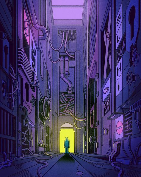 Magic Metropolis, Cyberpunk Layout, Interior Concept Art, Apple Watch Fashion, Cyberpunk Aesthetic, Night Scenery, Cyberpunk Style, Orange Aesthetic, Interior Concept