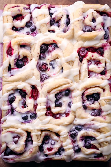 Berry Sweet Rolls, Saskatoon Recipes, Saskatoon Berry Recipe, Blueberry Sweet Rolls, Saskatoon Berry, Sweet Roll Recipe, Berry Breakfast, Berry Cheesecake, Frozen Berries