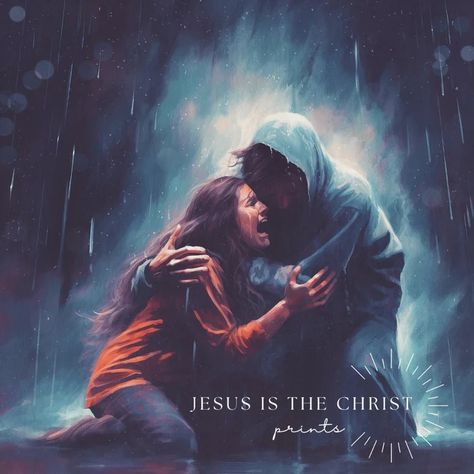 In My Darkest Moments by Kevin Carden – Realistic Art of Hope & Healing – Jesus is the Christ Prints Kevin Carden Art, Suffering Artwork, Moving Artwork, Kevin Carden, Jesus Healing, Jesus Love Images, Jesus Artwork, Christian Quotes God, Christian Pictures