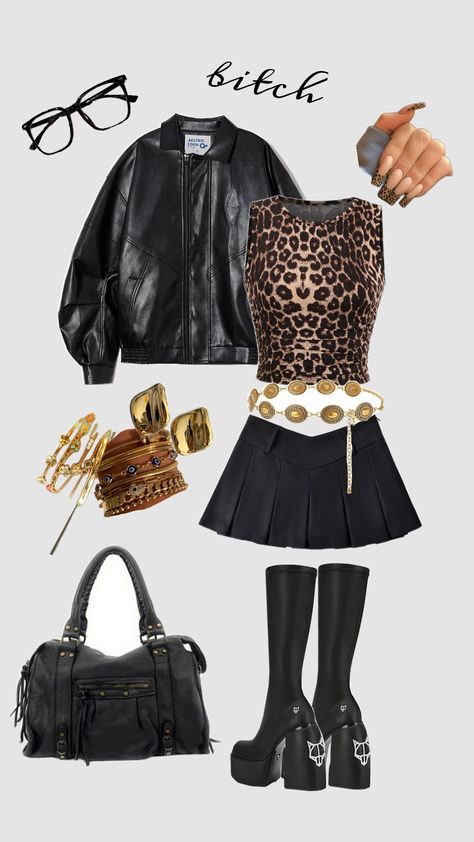 #oufits #oufitinspo #oufitideas #school #leopard #aesthetic #pinterest #chic #women #beauty Y2k Outfits Cheetah Print, Cheetah Print Clothes Aesthetic, Y2k Animal Print Outfit, Leopard Clothes Aesthetic, Cheetah Outfit Aesthetic, Leopard Aesthetic Fashion, Leopard Outfit Aesthetic, Cheetah Print Outfits Aesthetic, Leopard Print Outfit Ideas