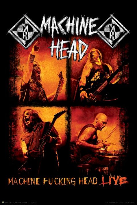 Machine Head Machine Head Band, Music Art Print, Machine Head, Band Photos, Heavy Metal Bands, Thrash Metal, Types Of Music, Band Posters, Live Photo