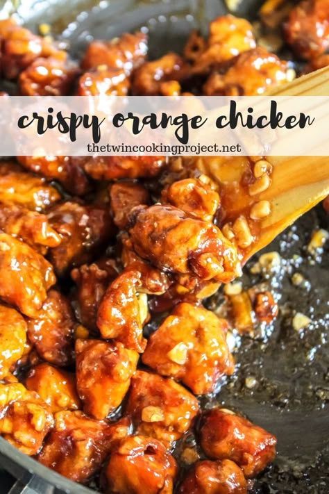 Crispy fried chicken tossed in a sticky sweet orange sauce #orange #chicken #recipe #how #to #make #easy #crispy #orange #marmalade #sauce #pan #asian #chinese #dinner #fried Marmalade Sauce, Orange Chicken Recipes, Paleo Orange Chicken, Crispy Orange Chicken, Baked Orange Chicken, Orange Chicken Sauce, Healthy Orange Chicken, Easy Orange Chicken, Orange Chicken Crock Pot