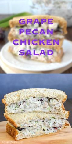 Pecan Chicken Salads, Easy Chicken Salad, Pecan Chicken, Resep Salad, Chicken Salad Sandwich, India Food, Chicken Salad Recipes, Idee Pasto Sano, Easy Chicken