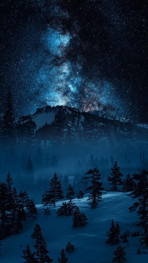 Wald Wallpaper, Planet Painting, Night Sky Photography, Night Sky Wallpaper, Pretty Backgrounds, Night Scenery, Night Landscape, Moon Photography, Pretty Landscapes