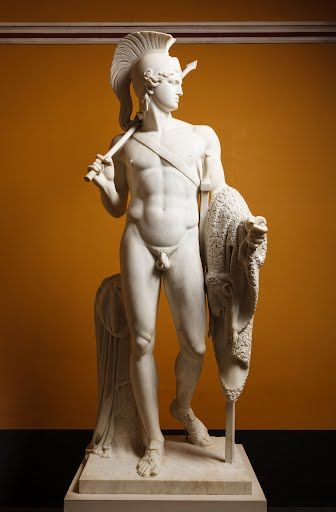 This sculpture is Thorvaldsen’s breakthrough work, begun in Rome in 1802, finished in plaster and ordered in marble by the rich, English patron of the arts... Bertel Thorvaldsen, Rodin Sculpture, The Golden Fleece, Classical Greece, Classic Sculpture, Classical Mythology, Classical Antiquity, Greco Roman, Stone Statues