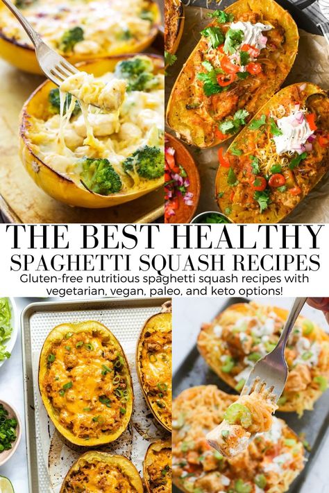 Healthy Spaghetti Squash Recipes, Low Calorie Spaghetti, Best Spaghetti Squash Recipes, Squash Dishes, Healthy Squash Recipes, Spaghetti Squash Recipes Healthy, Spaghetti Squash Recipes Easy, Healthy Spaghetti, Best Spaghetti