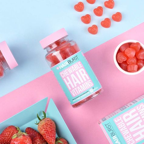 Formulated with a premium blend of vitamins, our hair gummies support your health, to help grow your hair by providing essential nutrients. Enjoy the delicious strawberry and blackcurrant flavour of our gelatine gummies. A simple addition to your daily routine, so you might aswell ( take 2 a day)  Shown by a lot of social media influencers! Strawberry Gummies, Hair Skin And Nails Vitamins, Hair Gummies, Chewable Vitamins, Nail Vitamins, Turmeric Health, Collagen Drink, Hair Skin And Nails, Gummy Vitamins