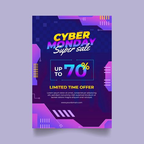 Cyber Monday Limited Time Offer Poster Concept Limited Time Offer Poster, Offer Poster, Search Video, Limited Time Offer, Super Sale, Text Effects, Promo Codes, Limited Time, For Free