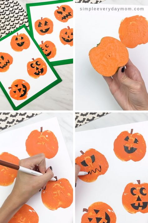 Pumpkin Art For Kids, Lantern Crafts For Kids, Pumpkin Crafts Preschool, Craft For Preschool, Lantern Art, Pumpkin Craft, Lantern Craft, Kindergarten Art Projects, Fun Halloween Crafts