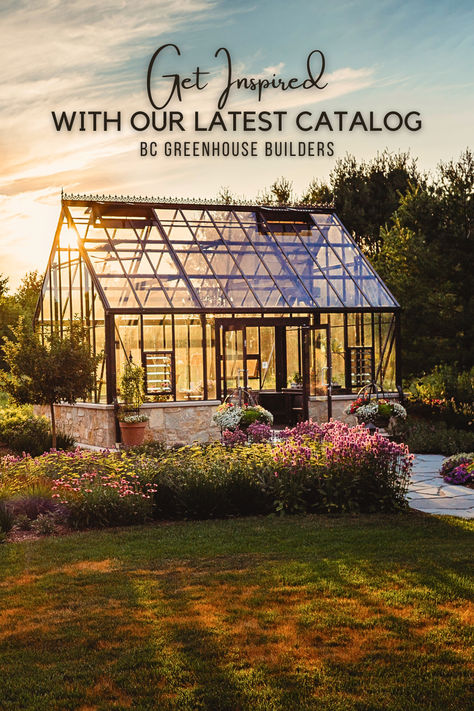 Black Greenhouse at Sunset | "Get Inspired with our latest catalog. BC Greenhouse Builders" Outdoor Pergola Ideas, Outdoor Design Ideas, Greenhouse Shed, Gardening Projects, Greenhouse Ideas, Outdoor Kitchen Ideas, Pergola Ideas, Backyard Greenhouse, Gardening Hacks