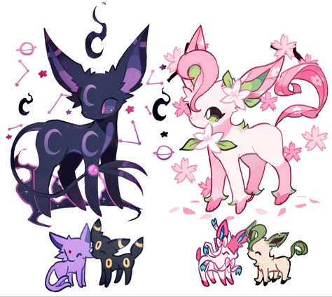 Ninetales Pokemon, Kartu Pokemon, Umbreon And Espeon, Solgaleo Pokemon, Pokemon Eevee Evolutions, Pokemon Fusion Art, Oc Pokemon, Pokemon Breeds, Pokemon Eeveelutions