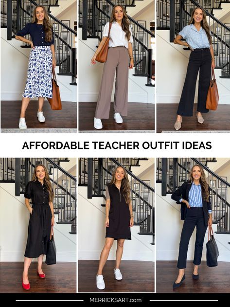 Teacher Outfits to Copy From Affordable Stores - Merrick's Art Thigh High Boots And Dress, Old Navy Teacher Outfits, Teacher Wardrobe Elementary, 2024 Teacher Outfits, Teacher Outfits 2024, Trendy Night Out Outfits, Substitute Teacher Outfits, Boots And Dresses, Football Halloween Costume