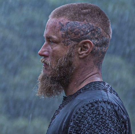 Ragnar Lothbrok, Vikings, Short Hair, Tattoos, Hair