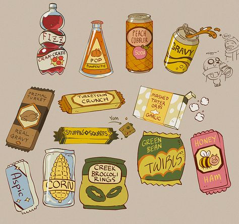 King Of Ooo, Adventure Time Style, Style Guide Design, 귀여운 음식 그림, Props Concept, Props Art, Food Illustration Art, Food Props, Cute Food Drawings