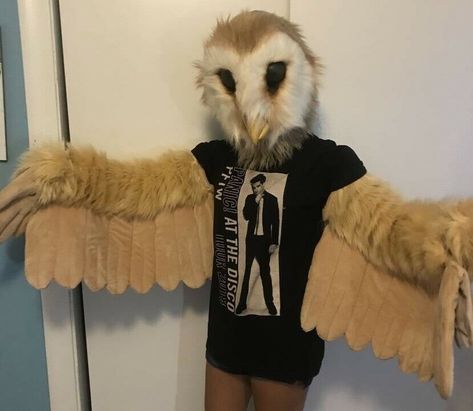 Realistic Barn Owl Fursuit Costume | eBay Owl Fursuit, Cow Fursuit, Werewolf Mask, Bull Whip, Riding Crop, Wolf Mask, Black Cow, Costumes For Sale, Barn Owl